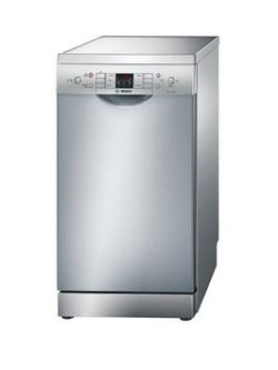 Bosch Sps53M08Gb 9-Place Slimline Dishwasher - Silver